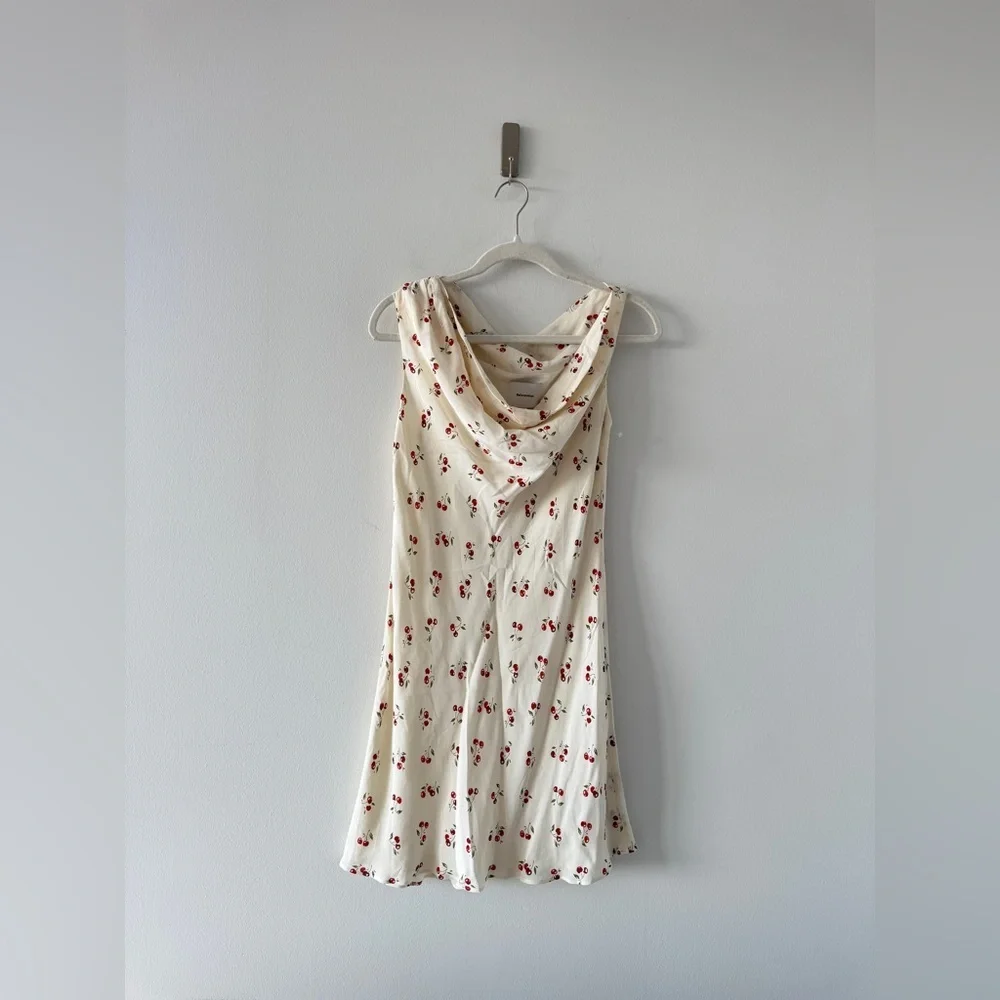 REFORMATION Kristine Cherry Mini Dress 8 - Picture 3 of 7